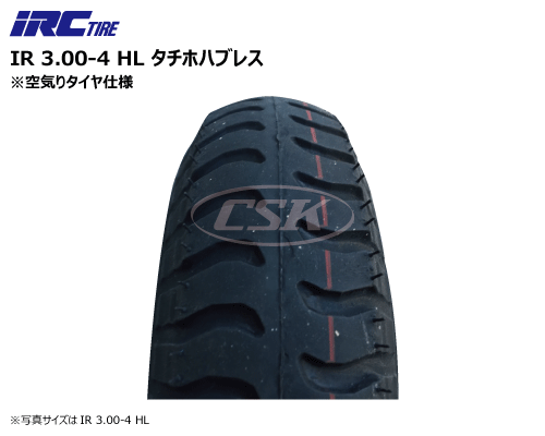 IRC ir 井上ゴム製荷車ハンドカート用タイヤ 3.00-4 タチホハブレス