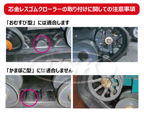 KBL 運搬車 作業機 ゴムクローラー クローラー 180-72-*