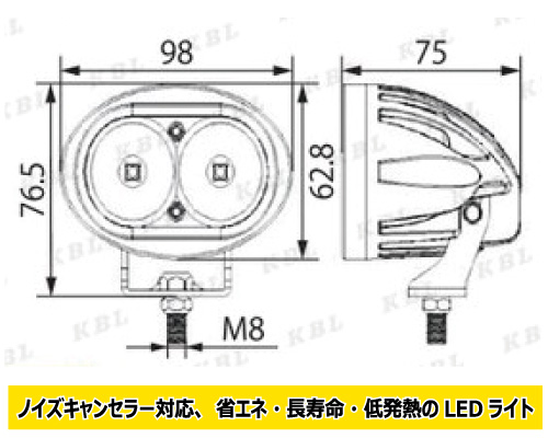 kbl led 作業灯 KGLBL1B