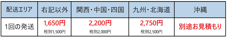 ドラムカッター送料区分