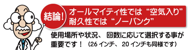 リヤカータイヤの選び方